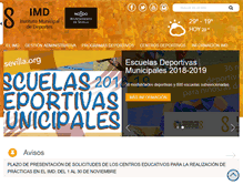 Tablet Screenshot of imd.sevilla.org
